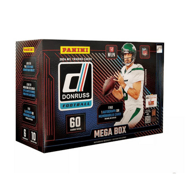 2024 Panini Donruss Football Mega Box Trading Cards (Optic Blue Scopes)