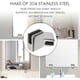 thumbnail image 4 of Stainless Steel Glass Clamp for 8-10mm Balustrade, Adjustable Glass Bracket with 304 Stainless Steel, 8pcs Set for Staircase Handrail, 4 of 5