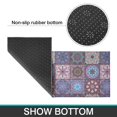 thumbnail image 6 of Purple Ethnic Geometric Patchwork Pattern Kitchen Rugs Sets Of 2,Anti Fatigue Kitchen Mat Rugs Non Slip Washable,Decorative Kitchen Floor Mats for Kitchen,Sink,Laundry,17"x30"+17"x47", 6 of 7