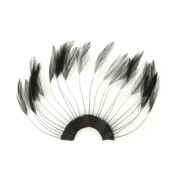 ZUCKER™ Feather Hackle Plates Solid Colors - Brown