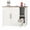 White B, variant on Hidden Cat Litter Box Enclosure Furniture, Dog-Proof Litter Box Cabinet with Power Strip, Compatible with Large Self-Cleaning Litter Boxes