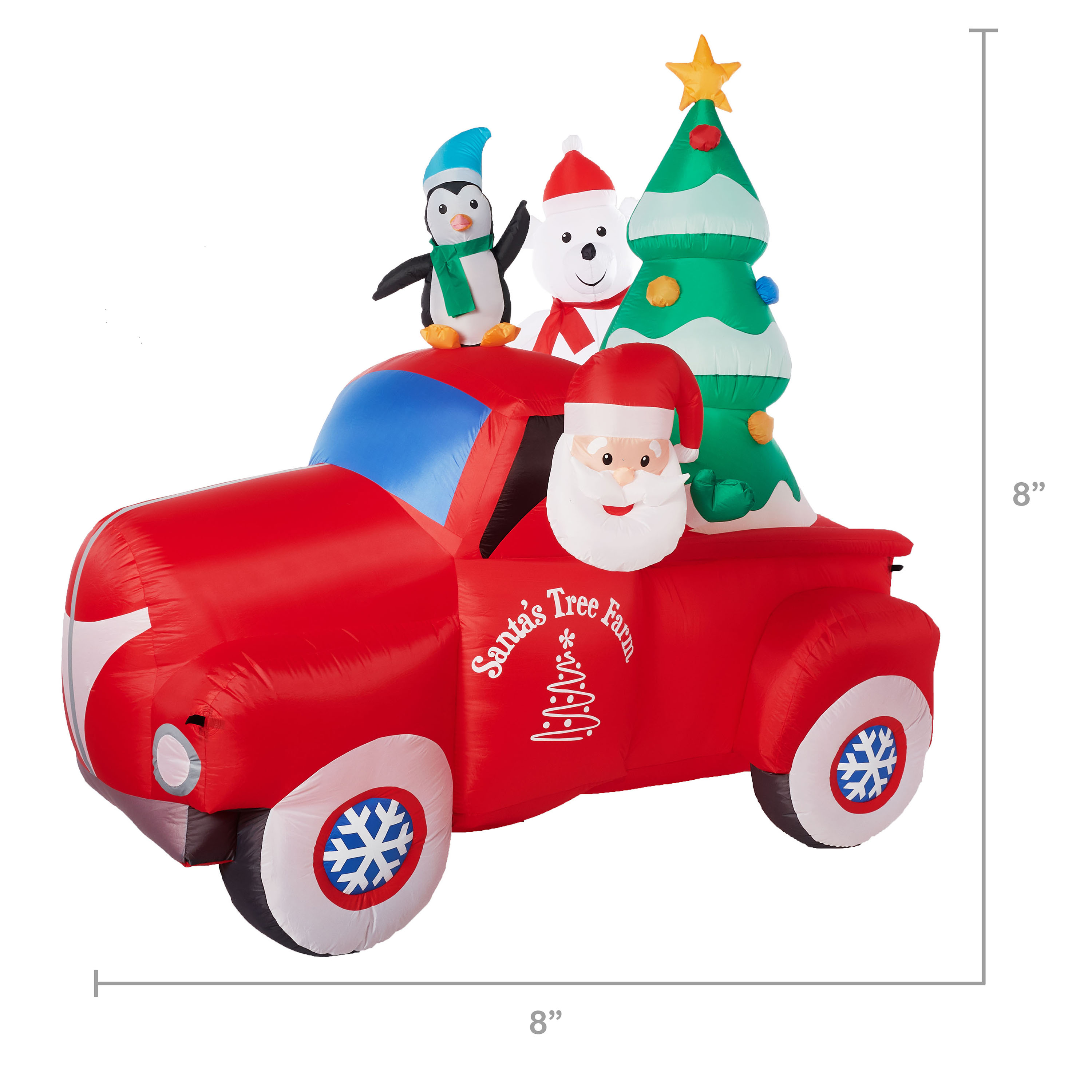 Holiday Time Yard Inflatables Vintage Truck, 8 ft - Walmart.com