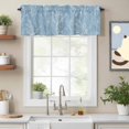 thumbnail image 2 of Curtain Valance for Windows, Abstract Branches Sky Blue Kitchen Valances Rod Pocket Short Curtains, Modern Minimalist Art Window Valance for Bedroom Bathroom Living room 60x14in, 2 of 9