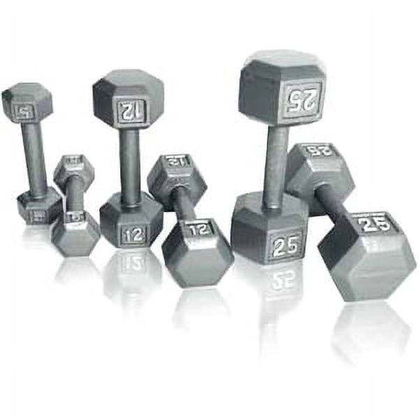 CAP Barbell 85lb Cast Iron Hex Dumbbell, Single - image 2 of 6