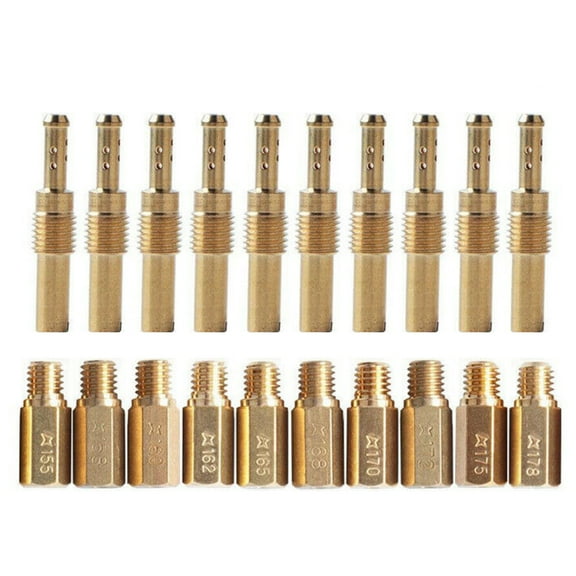 20Pcs Carburetor Main Jet Kit Set And Slow/Pilot Jet For PWK Keihin OKO CVK Carb TAPDRA Spare Part