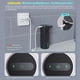 thumbnail image 5 of Dispensador de JabóN AutomáTico Negro, Dispensador de JabóN de Espuma, Dispensador de JabóN AutomáTico Recargable Sin Contacto para Cuarto de BañO, 5 of 5