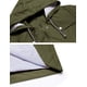 thumbnail image 4 of Gabardina impermeable LOMON con capucha larga para mujer, 4 of 6