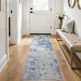 thumbnail image 2 of UERMEI 2x6 Washable Runner Rugs for Hallway, Modern Abstract Non Slip Indoor Rug for Entryway Doormats Bedroom Kitchen, Vacuum-Friendly Home Decor Carpet, Beige Brown, 2 of 7