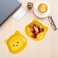 thumbnail image 4 of Teddy Bear Spitting Household Dining Table Garbage Tray, Transparent Plastic Fruit Candy Tray, Multifunctional for Parties Family Gatherings, Easy to Clean, 4 of 6