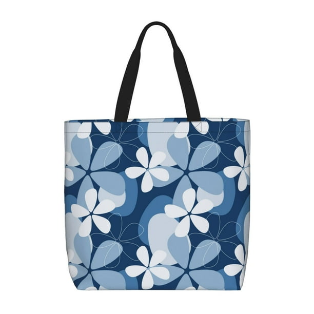 Easygdp Flower Bolsa Tote para Mujer, Bolso de Hombro para Trabajo, Playa, Viajes, Compras y Supermercado