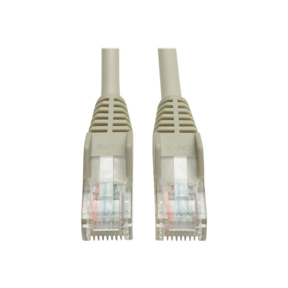 Tripp Lite 10ft Cat5e 350MHz Snagless Molded Patch Cable (RJ45 M/M) - Gray