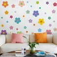 thumbnail image 4 of Cheapark Colorful Flower Wall Stickers Vibrant Removable Reusable Decor For Bedroom Headboards Wardrobes All Ages Home Valentine's Day Easter, 4 of 8