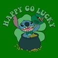thumbnail image 2 of Mens Lilo & Stitch Go Happy Go Lucky T Shirt, 2 of 5