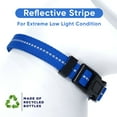 thumbnail image 4 of Pawtitas Recycled Dog Collar with Reflective Puppy Collar Small Blue, 4 of 10