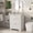 White-30inch, variant on 24 Inch Freestanding Bathroom Vanity with Ceramic Sink, Fluted Panel Cabinet with 3 Drawers, Floor Mount Bathroom Vanity Set for Small Bathrooms,White-24inch