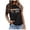 Black, variant on Summer Tops for Women Athletic Short Sleeve Shirt Women Woman Shirts Short Sleeve Medium T Shirt Work Shirts Summer Casual Womens Swim Tees for Trendy Casual T Thin Grey XL