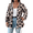 Leopard print, variant on Mengpipi Women’s Plus Size Jackets Fall Spring Long Sleeve Hooded Drawstring Waist Zip Front Leopard Print Relaxed Fit Casual Lightweight Outerwear Coat 1X-5X
