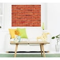 thumbnail image 2 of Wall26 Removable Wall Sticker/Wall Mural - Seamless Red Brick Wall | Creative Window View Home Decor/Wall Decor - 24"x32", 2 of 6