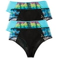 thumbnail image 2 of Balanced Tech Women's Printed Mesh Hipster Panty 4 Pack, 2 of 3