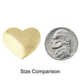 thumbnail image 4 of Gold Heart Anniversary Valentine's Day Mother's Day Lapel Pin, 4 of 7