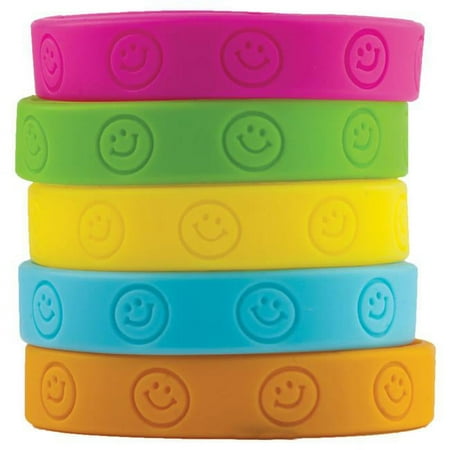 UPC: 0194629030552 | Teacher Created Resources TCR6550-6 Happy Faces Wristbands – 10 Per Pack – Pack of 6