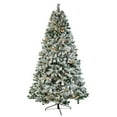 thumbnail image 1 of SEGMART 7.5FT Flocked Christmas Tree with Light, 1450 Tips, Pre-Lit Artificial Snow Christmas Tree with Metal Stand, Indoor/Outdoor Christmas Decorations for Home, Festival, Party, White, LL354, 1 of 8