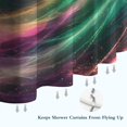 thumbnail image 6 of Colorful Spiral Pattern Shower Curtain 36"x72" ,Bathroom Decorative Shower Curtains Set with 12 Hooks,Modern Waterproof Washable Shower Curtain, 6 of 6