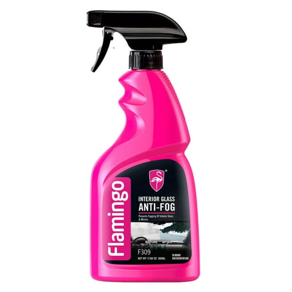 Limpiador Antiempañante Para Cristal Interior Flamingo 500ml Modelo F309