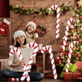 thumbnail image 6 of 12PCS Inflatable Candy Cane Christmas Decorations, 35 Inch Red and White Striped Balloon Set, Indoor Outdoor Holiday Lawn Yard Tree Party Décor for Home 2025 Trend, 6 of 7