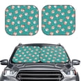 thumbnail image 2 of Fuzoiu Funny Christmas Deer Print Car Windshield Sunshade,Folding Front Windshield Sun Shade,for Most Car Sedan SUV Truck,Car Windshield Sunshade-Small, 2 of 6