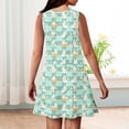 thumbnail image 5 of LTTVQM Girls Dresses Easter 2026 Egg Rabbit Graphic Funny Sleeveless Sundresses Loose Fit Crew Neck Midi Dress Trendy A-Line Dresses Light Green 11-12 Years, 5 of 5