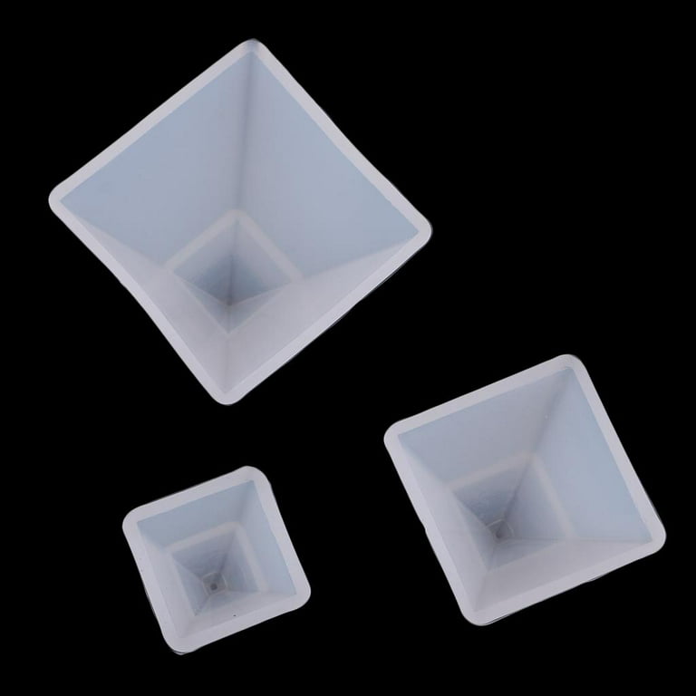 9 Piece 20mm 30mm 40mm Pyramid Silicone Resin s Resin