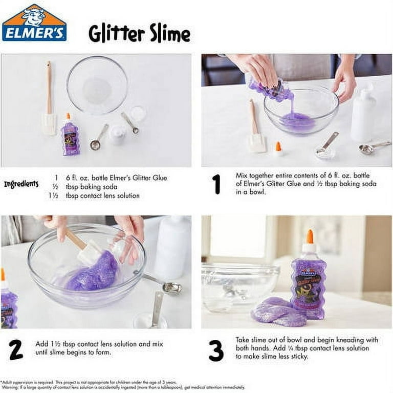 How to make Glitter Slime  Glitter glue, How to make glitter