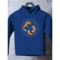 thumbnail image 3 of Twin Foxes In Dreamy Mist Hoodie Toddler -Image by Shutterstock,  5 Toddler, 3 of 4