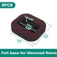 thumbnail image 5 of ZOUBAOQ Office Chair Wheel Stopper Furniture Caster Cups Floor N EW Hardwood, 5 of 9