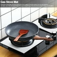 thumbnail image 4 of BIMZUC 6Pcs Gas Stove Pad Gas Cooker Cleaning Mat Surface Protector Kitchen Tool Accessories Silver (10.6 inches / 27 cm), 4 of 9