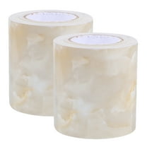 WASHWEPE PVC Peel And Stick Vinyl Wallpaper Marble Effect Material 2 Rolls 196.50X1.97X0.004In