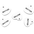 thumbnail image 4 of 5 Piezas de Acero Inoxidable Palabras Etiqueta Colgantes para Pendiente Colgante Boda Decoración Del Hogar Suminist - Sunnimix Colgantes con dijes de acero inoxidable, 4 of 6
