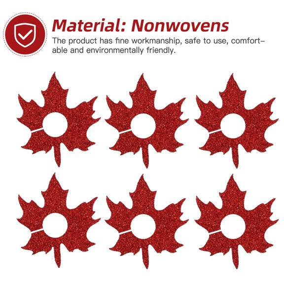 TINKSKY 6-Piece Fall Harvest Thanksgiving Table Centerpiece Set Nonwoven Decorative Accents for Home Dining