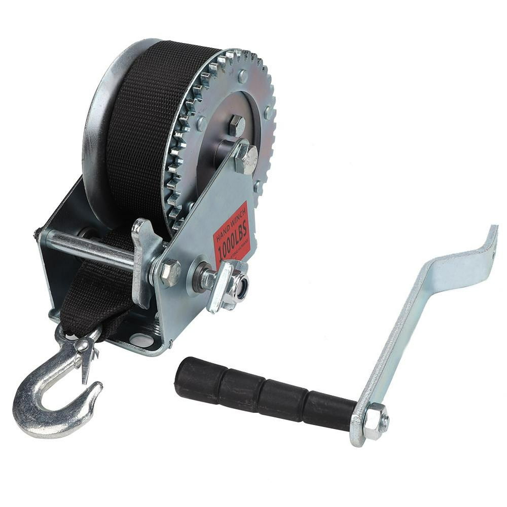 Ccdes Heavy Duty Hand Winch,1000LBS Heavy Duty Hand Winch Puller Smooth