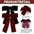 thumbnail image 4 of Velvet Bow Hair Clips, 5.31"*5.9" Headbands for Women Girls, Velvet Hair Bows Ribbon Clips, Elegant Hair Ties Hair Styling Accessories, Hair Band Set, Gifts for Mom, Yoga Outdoor Headdress Decor, 4 of 9