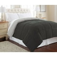thumbnail image 2 of Modern Threads Reversible Carbon & Steel All-Season Down Alternative Adult Bed Comforter, Twin, 2 of 9