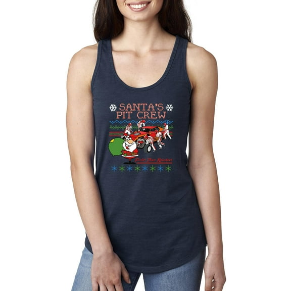 MmF - Women's Racerback Tank Top - SANTA'S PIT CREW
