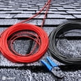 thumbnail image 5 of GearIT Cable de extensión solar 10 AWG (25 pies negro - 25 pies rojo) Conectores solares macho a hembra con kit de herramientas adaptador Panel solar Energía renovable Cable de extensión de cobre puro, 5 of 5