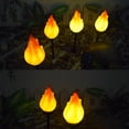 thumbnail image 4 of Pgyong Liquidation! Effet de Flamme Solaire Extérieur Lumière Étanche Décoration de Paysage de Jardin, Veilleuse LED Scintillante pour Cour, Allée et Cour, 4 of 9