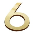 thumbnail image 2 of BKER Acrylic Three Digital Sticker Antique Bronze Gold/silver White Modern Style A Unique Combination Of Multifunctional Signage, 2 of 5