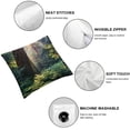 thumbnail image 4 of BANET Throw Pillow Cushion Cover, Morning Sunlight in Wilderness United States Nature, Decorative Rectangle Accent Pillow Case 24x24in, 4 of 5
