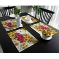 thumbnail image 2 of Rdsfhsp Sunflower Placemats Set of 4 Spring Summer Red Truck Placemats for Dining Table Linen Table Mats Car Pulling Sunflower Place Mats for Holiday Parties Family Dinner 12x18 Inch, 2 of 5