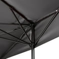 thumbnail image 7 of ABCCANOPY 9FT Patio Half Umbrella With Crank Handle, Dark Gray, 7 of 7
