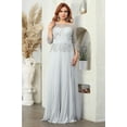thumbnail image 4 of May Queen MQ2007 Womens Sweetheart Sheer Detailed Rhinestone Formal Gown, 4 of 8